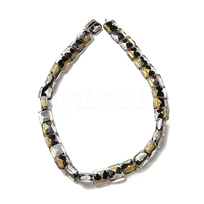 Handmade Gold Foil and Silver Foil Lampwork Beads FOIL-C001-01A-09-1