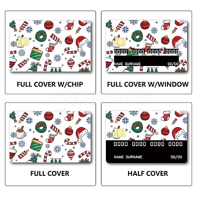 PVC Plastic Waterproof Card Stickers DIY-WH0432-058-1