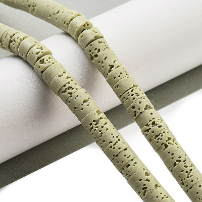 Natural Lava Rock Dyed Beads Strands G-K375-G03-01-1