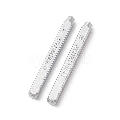 Iron Leathercraft Seal Stamps AJEW-XCP0001-92-1