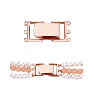1Pc 925 Sterling Silver Fold Over Clasps STER-PH0004-13-1