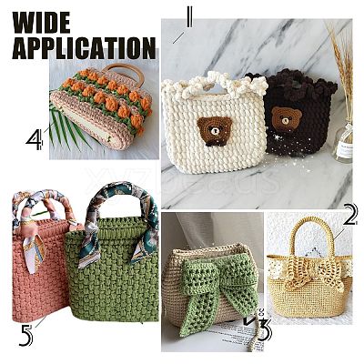 PU Leather Oval Bottom FIND-WH0066-96B-1