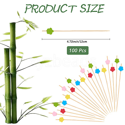 Disposable Bamboo Sticks AJEW-CN0003-68E-1