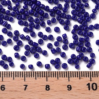 Baking Paint Glass Seed Beads SEED-S001-K6-1