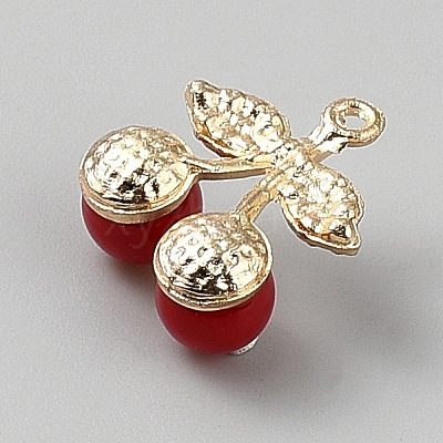 Alloy Plastic Pendants LS-FIND-WH0366-283G-1