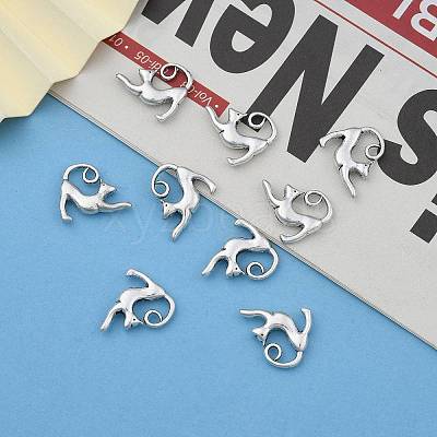 Tibetan Style Alloy Kitten Pendants LS-TIBEP-A22092-AS-LF-1