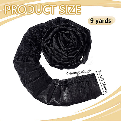 9 Yards Chiffon Wrinkles Lace Ribbon OCOR-NB0002-39A-1
