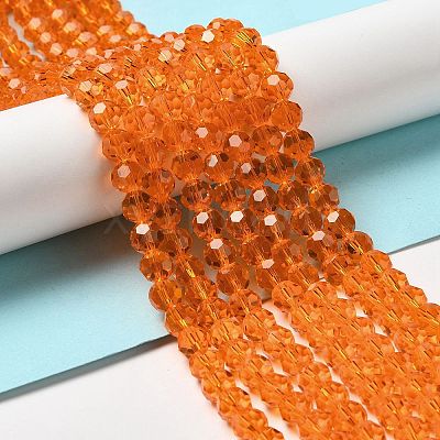 Transparent Glass Beads EGLA-A035-T8mm-D05-1