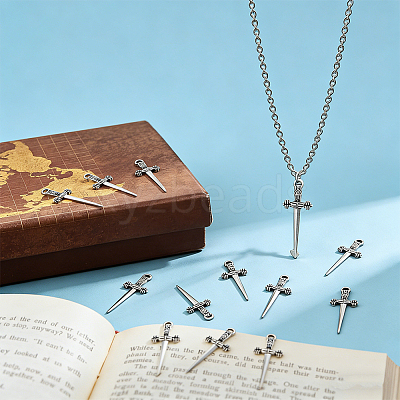 60Pcs Tibetan Style Alloy Pendants FIND-SC0023-91-1