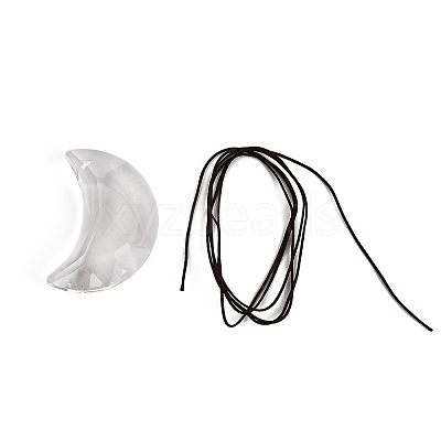 Moon Glass Suncatchers HJEW-Z009-01B-01-1