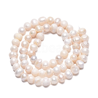 Natural Cultured Freshwater Pearl Beads Strands PEAR-N013-05H-01-1