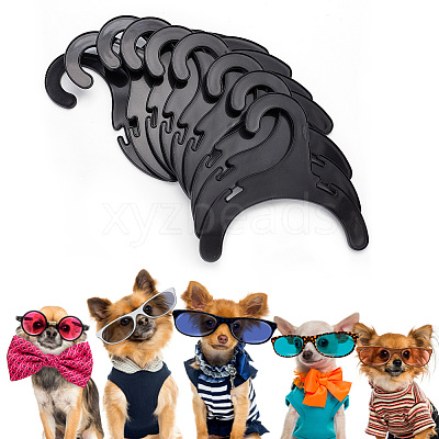Plastic Plastic Clothes Hanger for Dog Cat AJEW-WH0258-652C-1