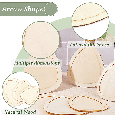 Wooden Basket Bottoms TOOL-WH0051-70A-1