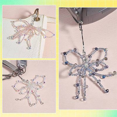 1Pc Glass Mobile Straps HJEW-SZ0001-59A-1