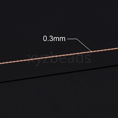 3 Strands Copper Craft Wire CWIR-BC0008-0.3mm-R-1