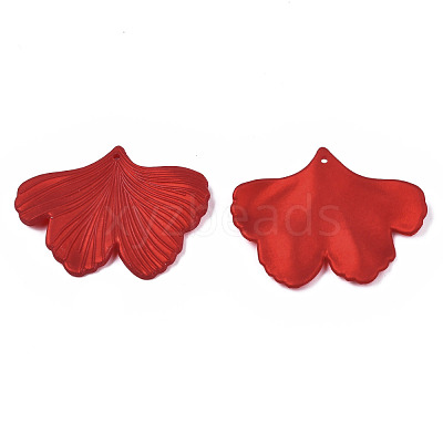 Rubberized Style Opaque Acrylic Pendants ACRP-T010-06-1