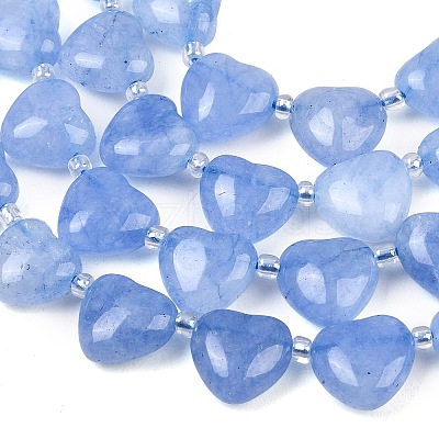 Natural White Jade Beads Strands G-NH0069-A04-1