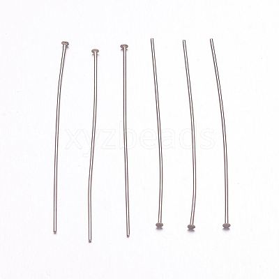 Tarnish Resistant 304 Stainless Steel Flat Head Pins LS-STAS-H358-03B-1