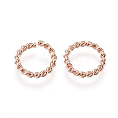 304 Stainless Steel Open Jump Rings STAS-E484-71G-RG-1