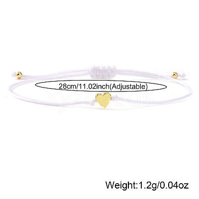 Valentine's Day Nylon Cord Braided Bracelets LS-VO3472-7-1