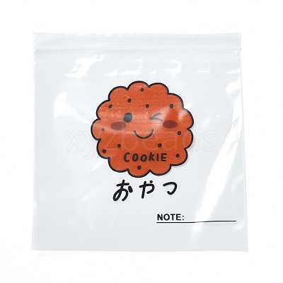 Rectangle Plastic Zip Top Candy Bag OPP-M004-02B-1