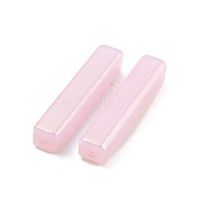 Electroplate Glass Beads GLAA-D024-01A-1