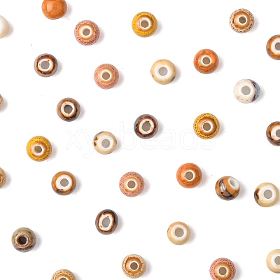68Pcs 9 Colors Handmade Porcelain Beads PORC-FS0001-23B-1