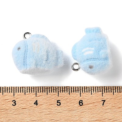 Ocean Theme Flocking Opaque Resin Pendants RE-CBA4F9B-07A-1