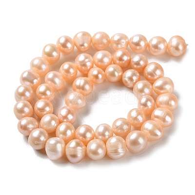 Natural Cultured Freshwater Pearl Beads Strands PEAR-E018-31-1