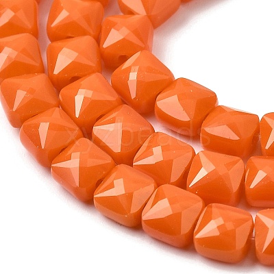 Opaque Glass Beads Strands GLAA-L050-C18-1