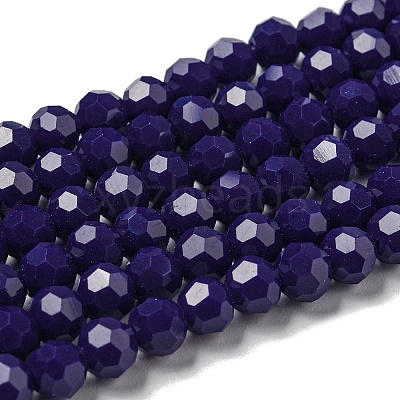 Opaque Glass Beads Stands LS-EGLA-A035-P6mm-D09-1