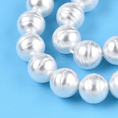 Transparent Spray Painted Glass Beads Strands GLAA-N001-40-1