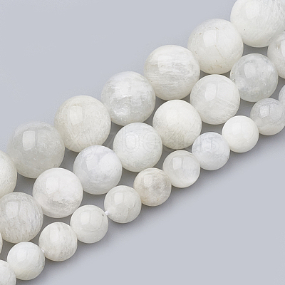 Natural Rainbow Moonstone Beads Strands G-S333-6mm-002-1
