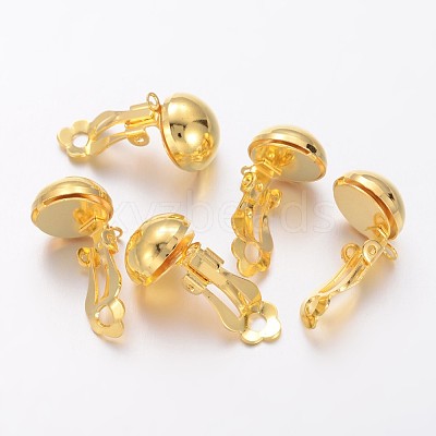 Brass Earring Findings KK-E026-G-1