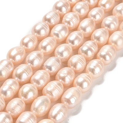 Natural Cultured Freshwater Pearl Beads Strands PEAR-E016-121-1