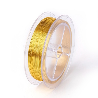 Round Copper Wire for Jewelry Making CWIR-WH0003-01G-1