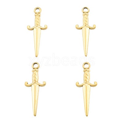 Ion Plating(IP) 201 Stainless Steel Pendants STAS-N098-246LG-1