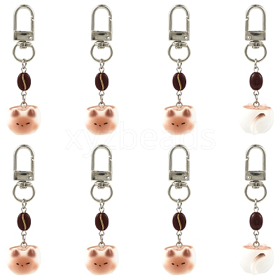 Acrylic & Resin Pendant Decorations HJEW-YW00349-1