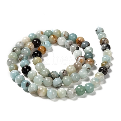 Natural Flower Amazonite Beads X-Z26N5018-1
