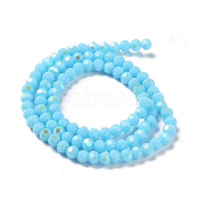 Opaque Glass Beads Strands EGLA-A035-P4mm-L08-1