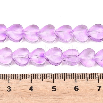 Transparent Glass Beads Strand GLAA-F112-01B-1