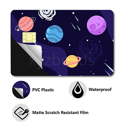 PVC Plastic Waterproof Card Stickers DIY-WH0432-051-1