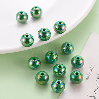 Opaque Acrylic Beads MACR-S370-D12mm-24-1