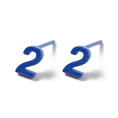 Hypoallergenic Bioceramics Zirconia Ceramic Stud Earrings EJEW-C065-03C-1