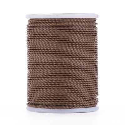 Round Waxed Polyester Cord X-YC-G006-01-1.0mm-03-1