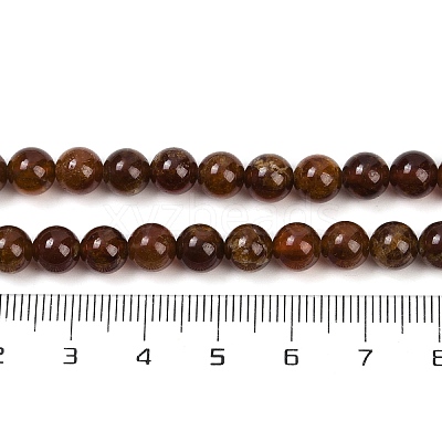 Natural Garnet Beads Strands G-U026-A10-6mm-1