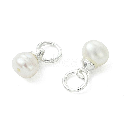 Natural Cultured Freshwater Pearl Pendants PALLOY-JF05298-01-1