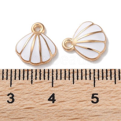 Alloy Enamel Pendants ENAM-O001-02F-G-1