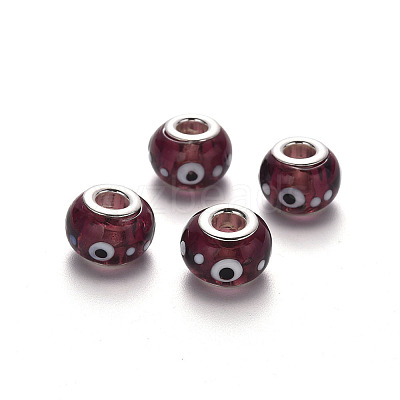 Handmade Lampwork European Beads LPDL-N001-046-C09-1