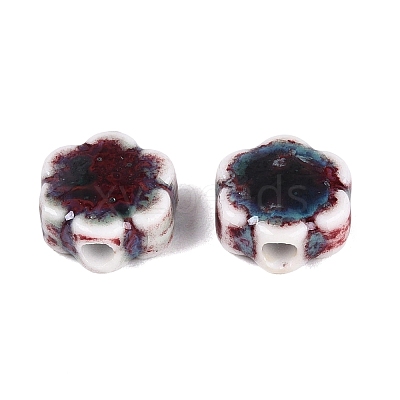 Vintage Handmade Porcelain Beads PORC-N013-25-21-1